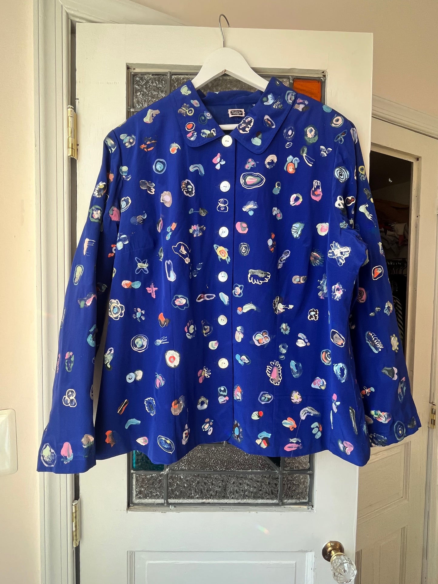 Cobalt Silk Jacket