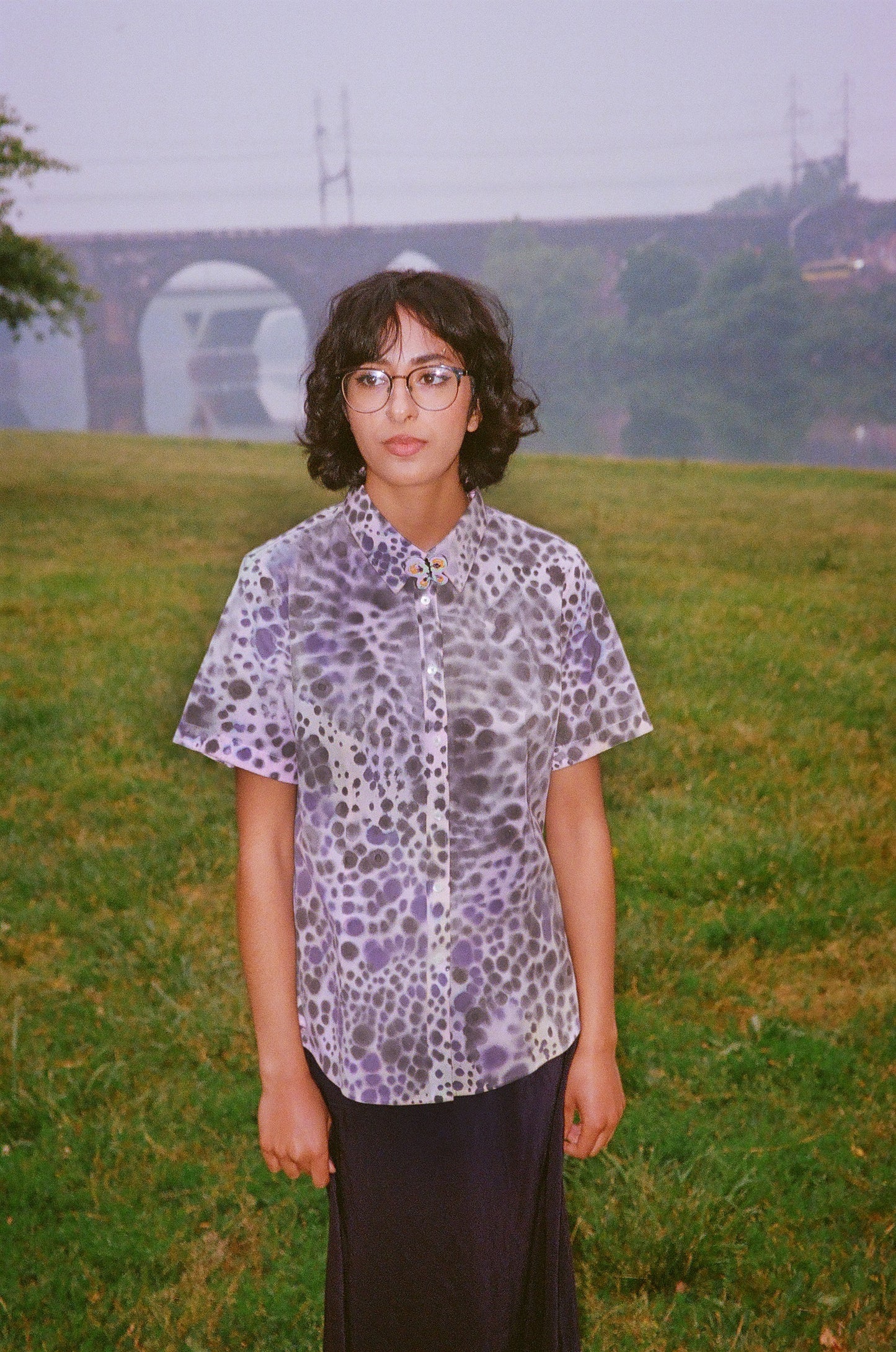 Dot Uniform Button Up