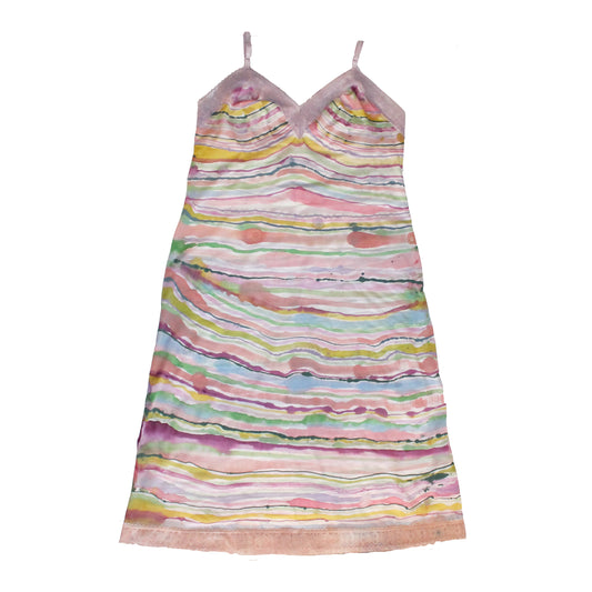 Candy Stripe Slip Dress